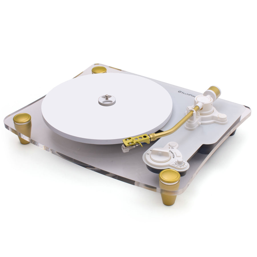 TechPlay Ghost , 2 Speed Belt Driven Turntable with Bluetooth Broadcast.