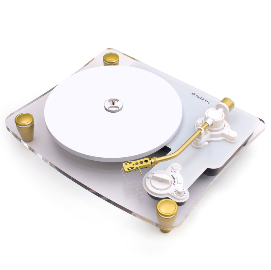 TechPlay Ghost , 2 Speed Belt Driven Turntable with Bluetooth Broadcast.