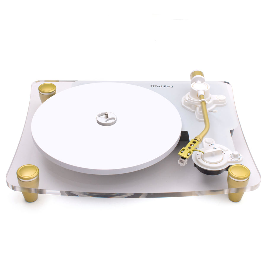 TechPlay Ghost , 2 Speed Belt Driven Turntable with Bluetooth Broadcast.