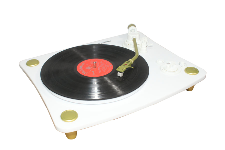 TechPlay Ghost , 2 Speed Belt Driven Turntable with Bluetooth Broadcast.