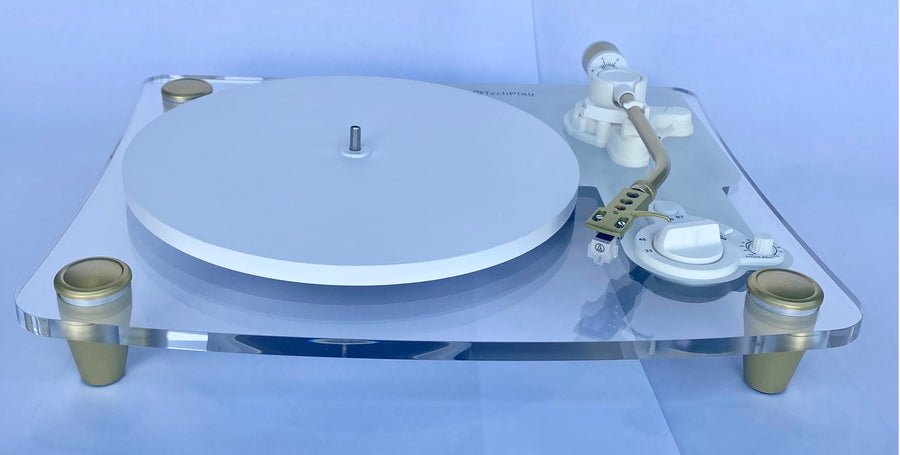 TechPlay Ghost , 2 Speed Belt Driven Turntable with Bluetooth Broadcast.