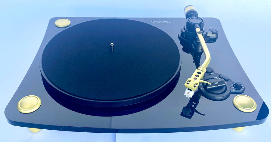 TechPlay Ghost , 2 Speed Belt Driven Turntable with Bluetooth Broadcast.