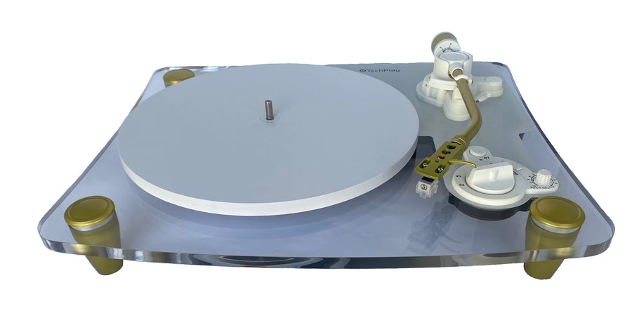 TechPlay Ghost , 2 Speed Belt Driven Turntable with Bluetooth Broadcast.