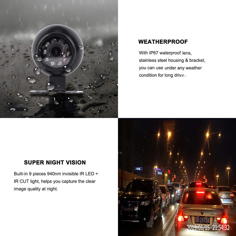 SRX2V, 3 camera system for cars trucks and RVs – SYKIK