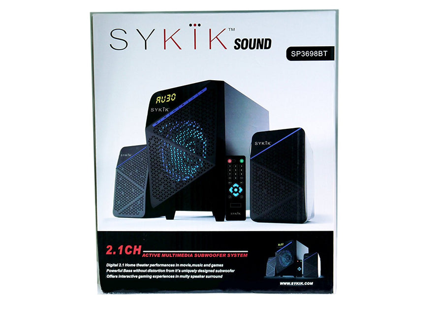 Powerful FM Radio Bluetooth 2.1 Speaker System SP3698BT - SYKIK