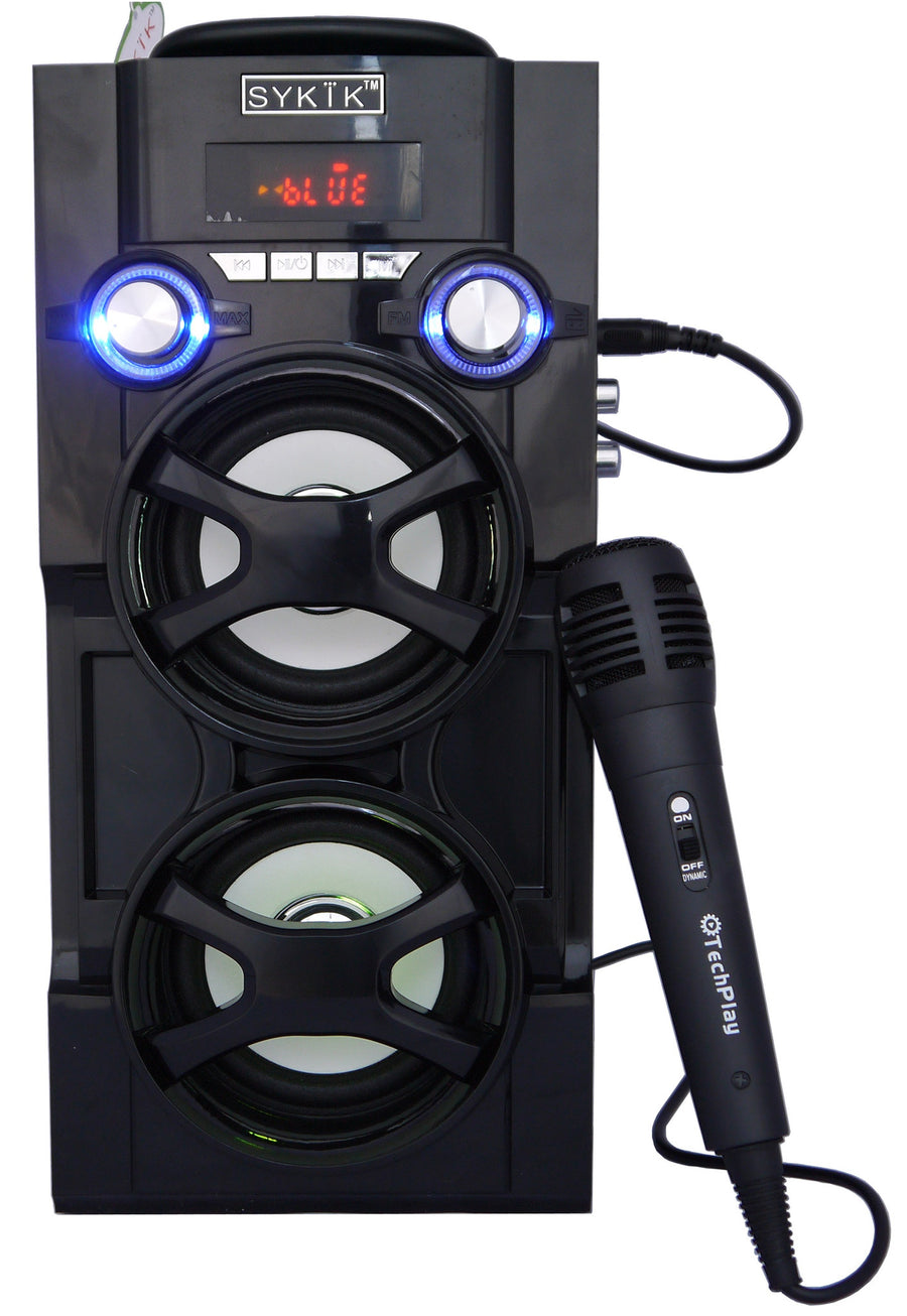 Bluetooth Karaoke PA System Tower Speaker Boom Box SP966BT - SYKIK